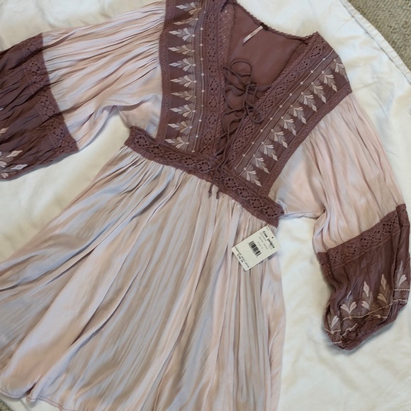 Free People Dresses & Skirts - Free People Mauve Swoon Dress